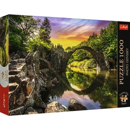 Puzzle 1000 Układanka NIEMCY Most Rakotza w Kromlau LAS Diabelski Most 12+