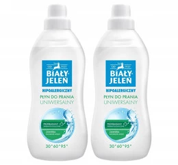 PŁYN DO PRANIA Uniwersalny Hipoalergiczny BIAŁY JELEŃ 1l x2