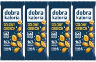 4x Smaczny i Zdrowy Baton SOLONY ORZECH Bez Cukru Błonnik Dobra Kaloria