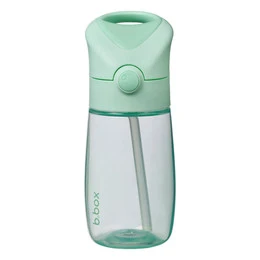 B.Box Butelka ze Słomką Junior 380 ml Spearmint - Bidon Dziecięcy Niekapek
