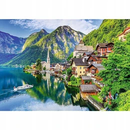 Puzzle 1000 elementów. Hallstatt, Austria Trefl