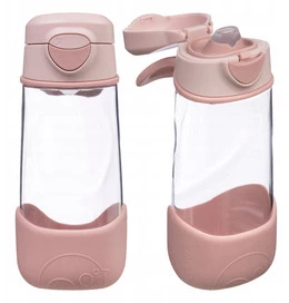 Sportowa butelka tritanowa z ustnikiem dla dzieci 450 ml B.Box różowa