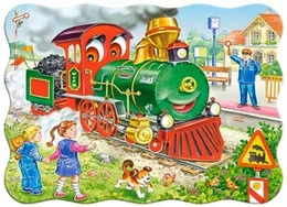 Puzzle 30 elementów Kolej - Castorland