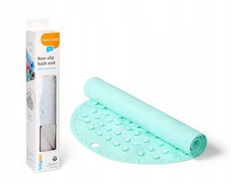 BABYONO Mata ANTYPOŚLIZGOWA Do Kąpieli Wanny 70 x 35 cm ZIELONA 0M+ 1346/07