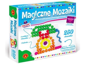 Magiczne Mozaiki 250 EL. Kreatywność i Edukacja Wpinanka 4+ Alexander 0662