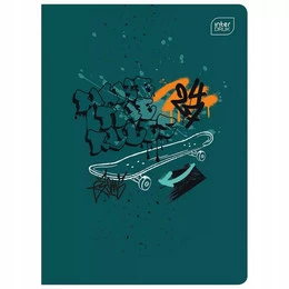 INTERDRUK Zeszyt A5 32k w 3 Linie Kolor URBAN SKATE Dla Chłopca