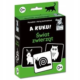 Karty kontrastowe zwierzęta – Kapitan Nauka | A Kuku