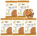 Zestaw 5x Ciastka Keto Masło Orzechowe Frank & Oli 50g