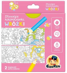 Dłuuugie Kolorowanki Wróżki 4+ CzuCzu