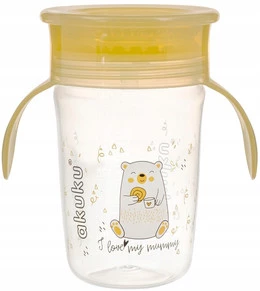 Kubek Niekapek 360° Akuku 240ml 6m+
