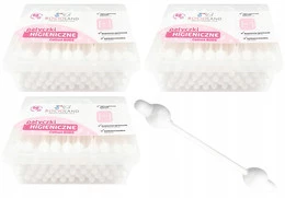 3x Patyczki Higieniczne OGRANICZNIKIEM Do Uszu Dla DZIECI Bocioland