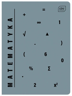 Zeszyt Szkolny Tematyczny MATEMATYKA A5 60 Kartki W Kratkę 70g Interdruk