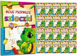 20x Moje Pierwsze Szlaczki Nauka Pisania Kolorowe Ilustracje Greg