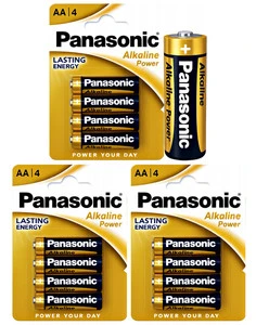 Baterie Bateria PANASONIC AA Alkaline Power (R6) ALKAICZNA 4szt. x3