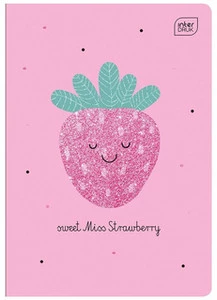 Interdruk. Zeszyt A5 16 Kartek Trzy Linie. Z Brokatem