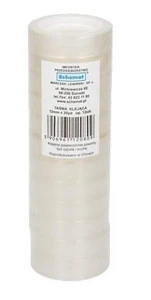 TAŚMA KLEJĄCA 12MM x 20YD JEDNOSTRONNA MOCNA PRZEZROCZYSTA WYTRZYMAŁA 12SZT