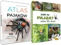 Zestaw książek o pająkach dla dzieci: Jaki to pająk? i Atlas hodowlany
