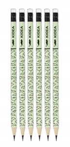 Ołówek z Gumką ŚWIECĄCY W CIEMNOŚCI HB Kidea x6