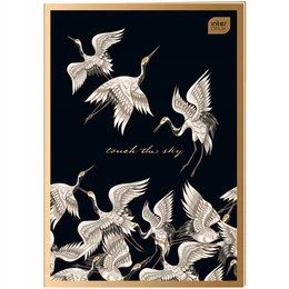 Interdruk ZESZYT W LINIĘ A4 60 kartek Metallic Satin Gold Mix 1 sztuka