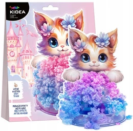 Magiczny Krystaliczny KOTEK Zestaw Kreatywny Eksperyment Kidea