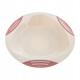 Talerzyk z przyssawką Akuku – 240 ml, 6m+, różowy