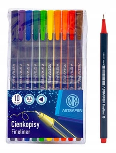 Cienkopisy trójkątne ASTRAPEN 0,4mm 10 szt.