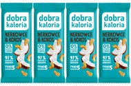 4x DOBRA KALORIA Zdrowy Baton Orzechy Nerkowca i Kokos Bez Dodatku Cukru