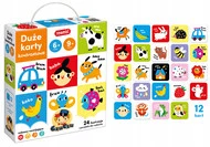 Duże Karty Kontrastowe Dla Dzieci W Wieku 6-9M+ CzuCzu