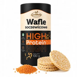 Bezglutenowe wafle soczewicowe Eurowafel 100 g