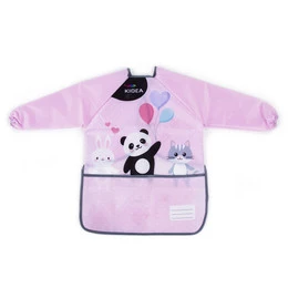 Fartuszek Ochronny Do Malowania z Rękawami Miś Kotek Królik Kidea