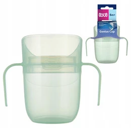 LOVI Kubek TRENINGOWY Genius 150ml z Uchwytami PISTACJOWY 6M+ 35/368_gre