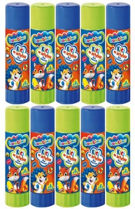 10x Klej w Sztyfcie 9g Bambino