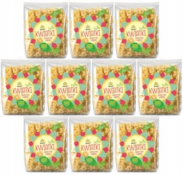 GRANEX Chrupki Kukurydziane Naturalne Misie Kwiatki BIO EKO 80g x10