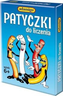 Gra Pomoc Naukowa Patyczki Do Liczenia Liczby Od 0 Do 9 6+ Adamigo 07288