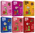 Rollsy Owocowe Zestaw 6x100g Bob Snail - Mix Smaków