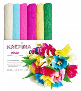Krepina marszczona Vivid Happy Color