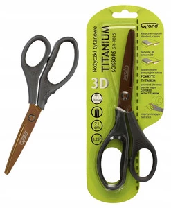 Nożyczki TYTANOWE 1cm Szary Grand