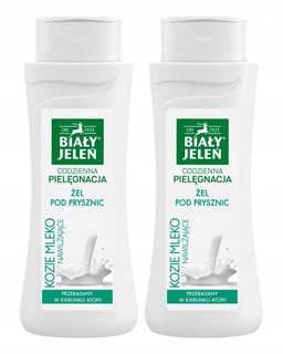 2x BIAŁY JELEŃ Żel Pod Prysznic KOZIE MLEKO 300 ml