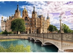 Puzzle 1000 Układanka Wyspa ZAMEK Most Woda Niebo 12+ Trefl 10669