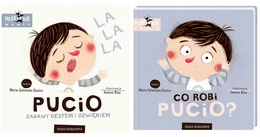 2x PUCIO Co Robi + Zabawy Gestem i Dźwiękiem 0+ Nasza Księgarnia