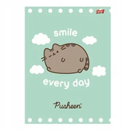Zeszyt A5 32 Kartki Linkia podwójna Kolor w Trzylinie Kotek Pusheen
