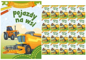 20x Kolorowanka Maluszkowe Malowanie Pojazdy Na Wsi 2+ Skrzat