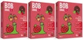 Rollsy Jabłko-Truskawka Bez Cukru 3x100g Bob Snail