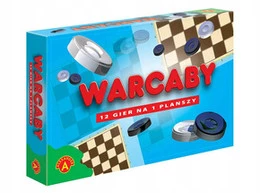 Warcaby Planszowa Gra Strategiczna 12 Gier Koncentracja 5+ Alexander
