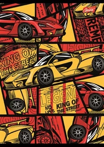 Zeszyt Szkolny A5 16k KRATKA Chłopięcy AUTA Unipap