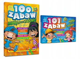 Pakiet 2w1 100 ZABAW + 101 ZABAW Nauka Przez Zabawę 2-5+ Greg