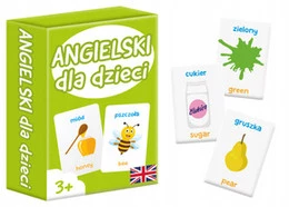 Karty edukacyjne Angielski dla dzieci 3+ Kangur