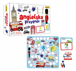 ANGIELSKA PRZYGODA Quiz Utrwalenie Słownictwa 5+ Adamigo