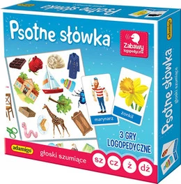 Psotne słówka. Głoski szumiące. 3 gry
