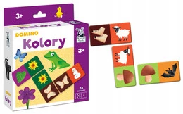 KOLORY Domino Gra Logiczna 3+ Kapitan Nauka